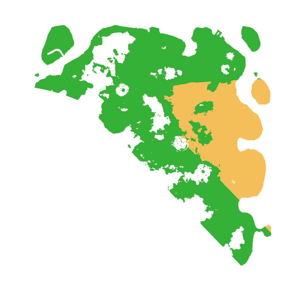Biome Rust Map: Procedural Map, Size: 3500, Seed: 232623483