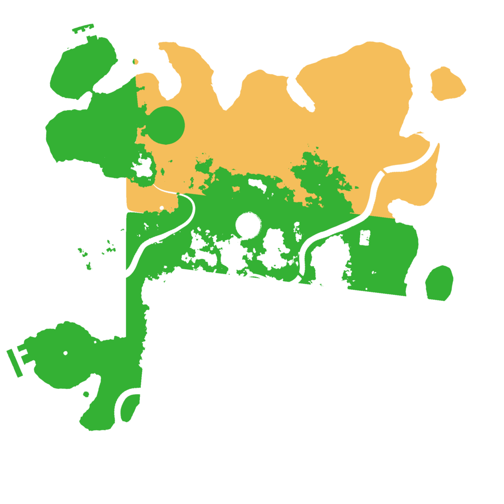 Biome Rust Map: Procedural Map, Size: 3500, Seed: 6021474