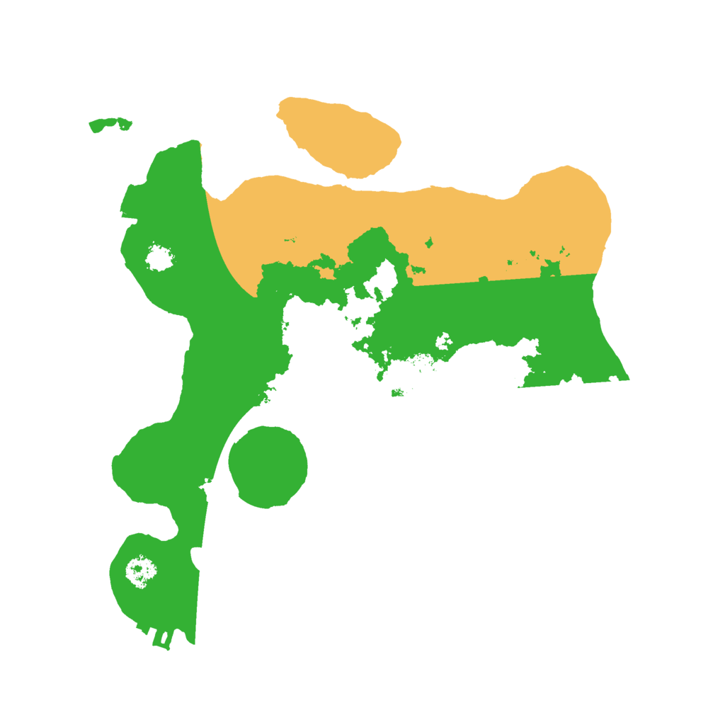 Biome Rust Map: Procedural Map, Size: 2500, Seed: 928893741