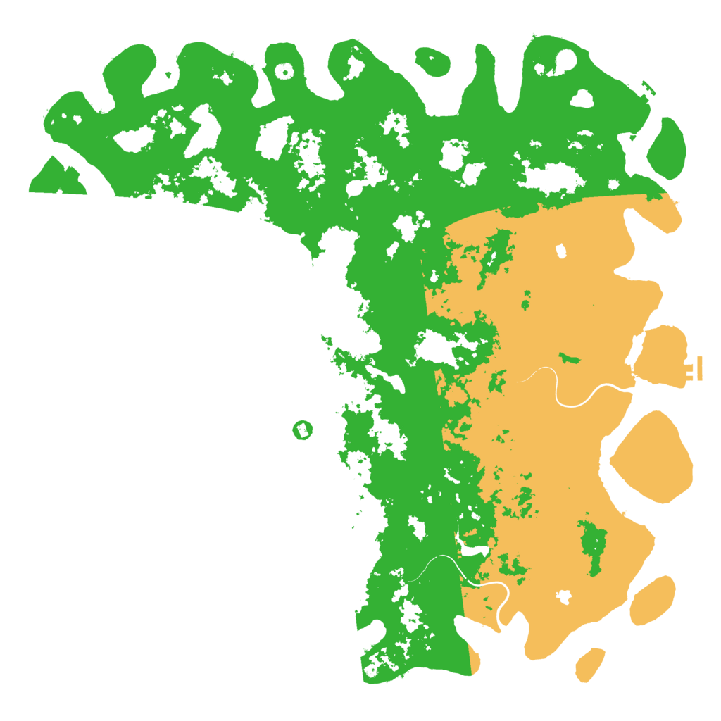 Biome Rust Map: Procedural Map, Size: 6000, Seed: 1248865789