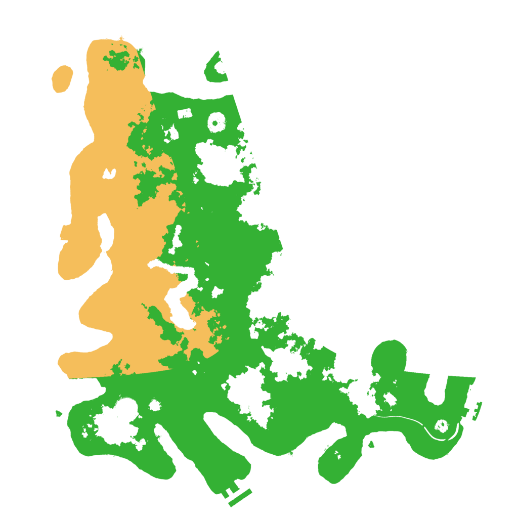 Biome Rust Map: Procedural Map, Size: 4000, Seed: 654489