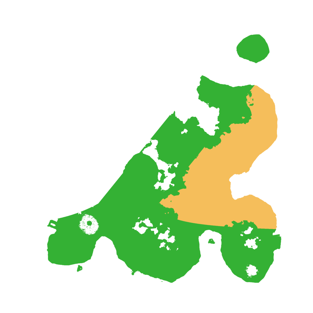 Biome Rust Map: Procedural Map, Size: 2500, Seed: 1796701368