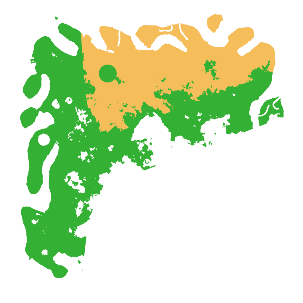 Biome Rust Map: Procedural Map, Size: 4500, Seed: 91492231