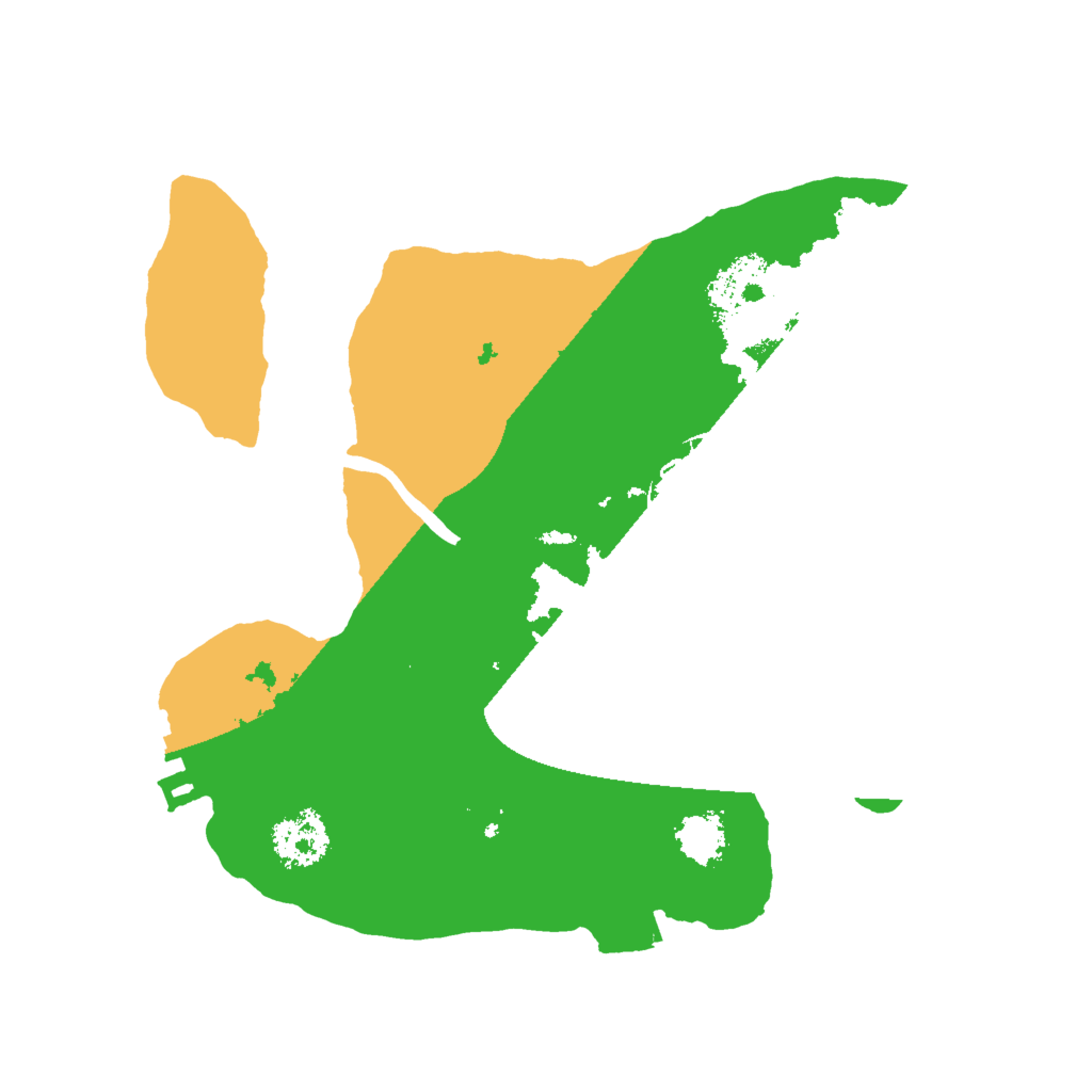 Biome Rust Map: Procedural Map, Size: 2000, Seed: 173107255