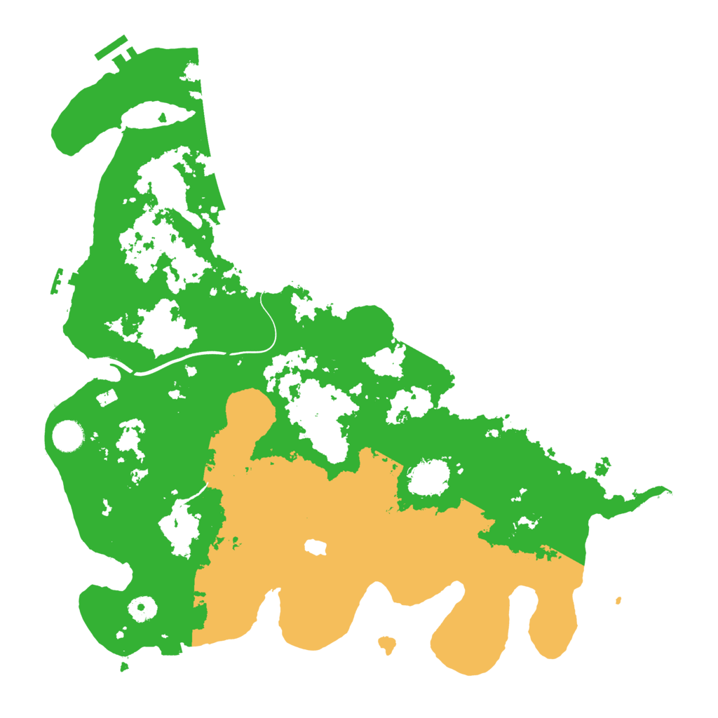 Biome Rust Map: Procedural Map, Size: 4000, Seed: 1617315214