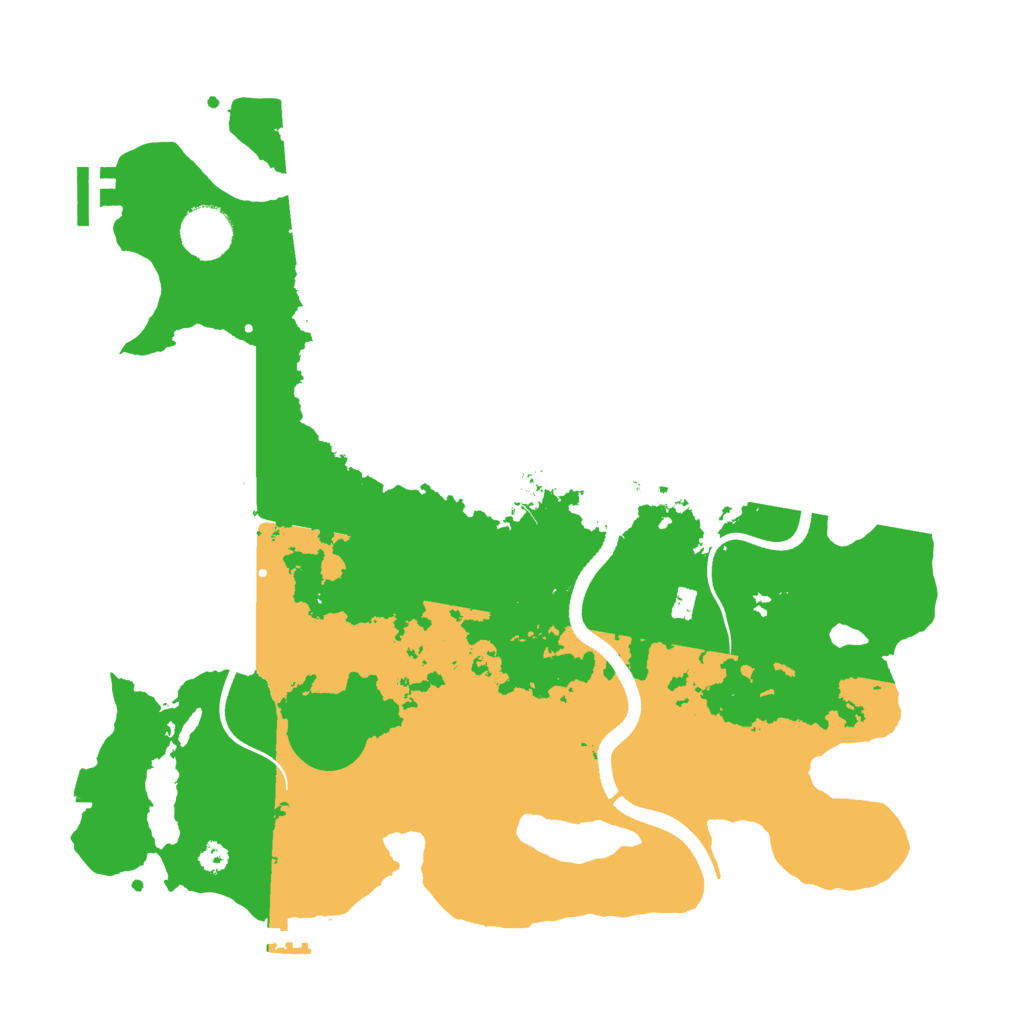 Biome Rust Map: Procedural Map, Size: 3500, Seed: 272382968