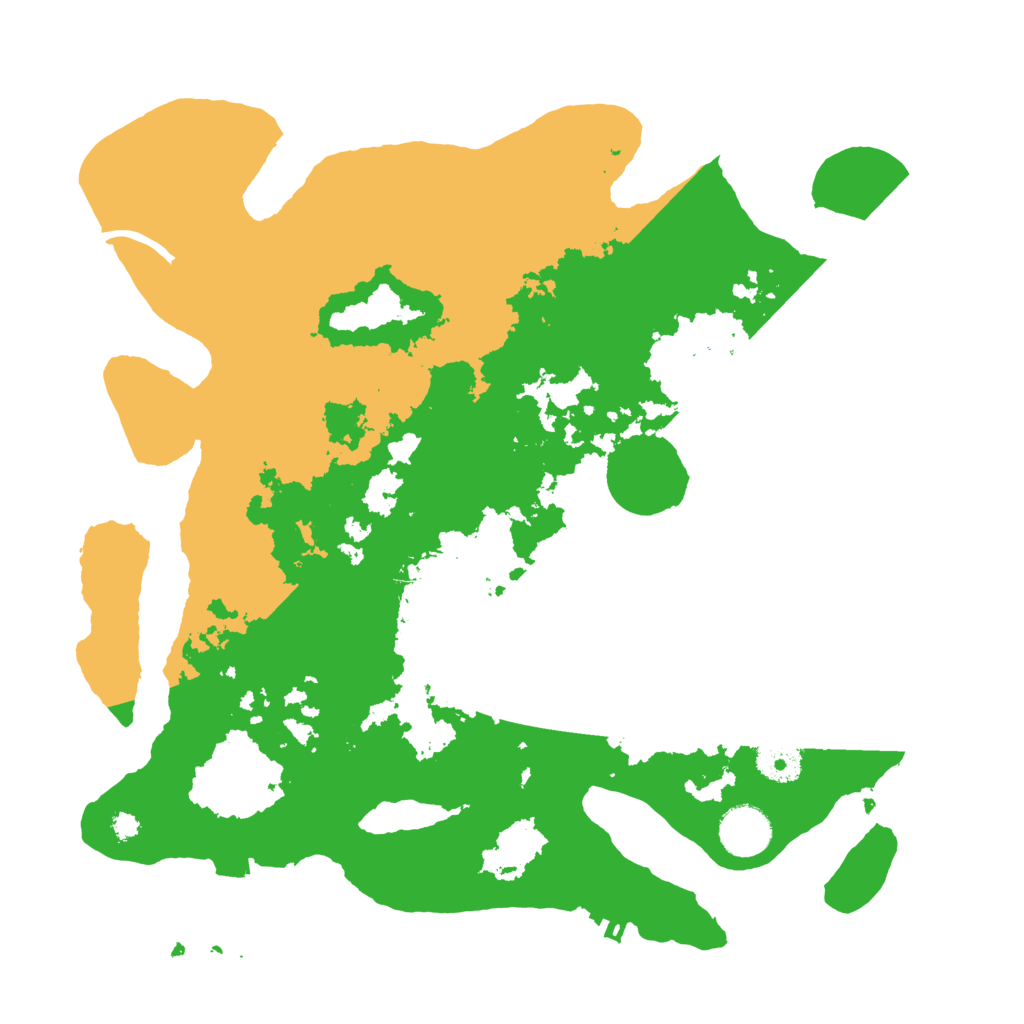 Biome Rust Map: Procedural Map, Size: 3500, Seed: 22813