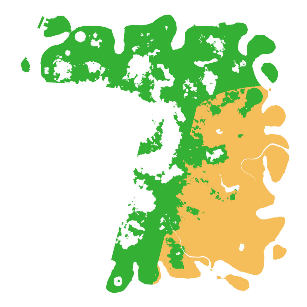 Biome Rust Map: Procedural Map, Size: 5000, Seed: 1935887446