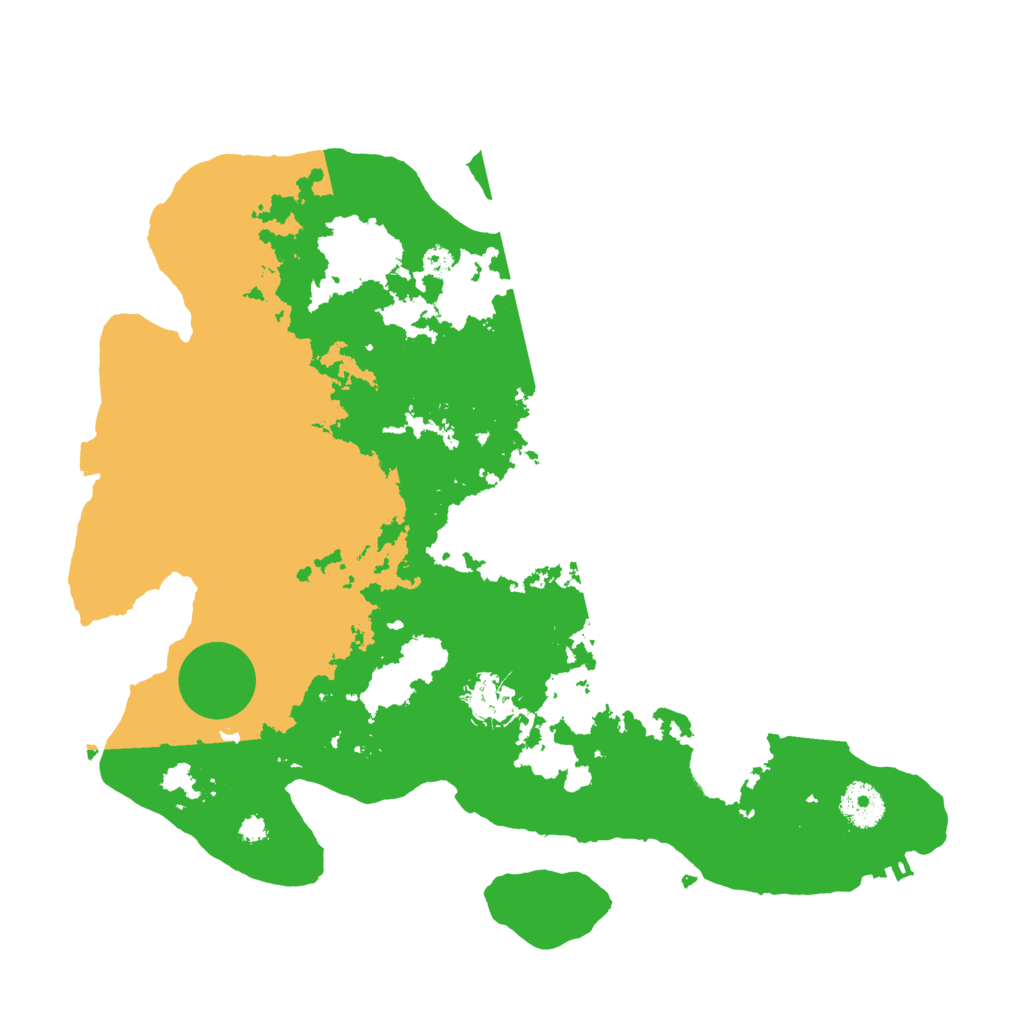 Biome Rust Map: Procedural Map, Size: 3500, Seed: 1336994065