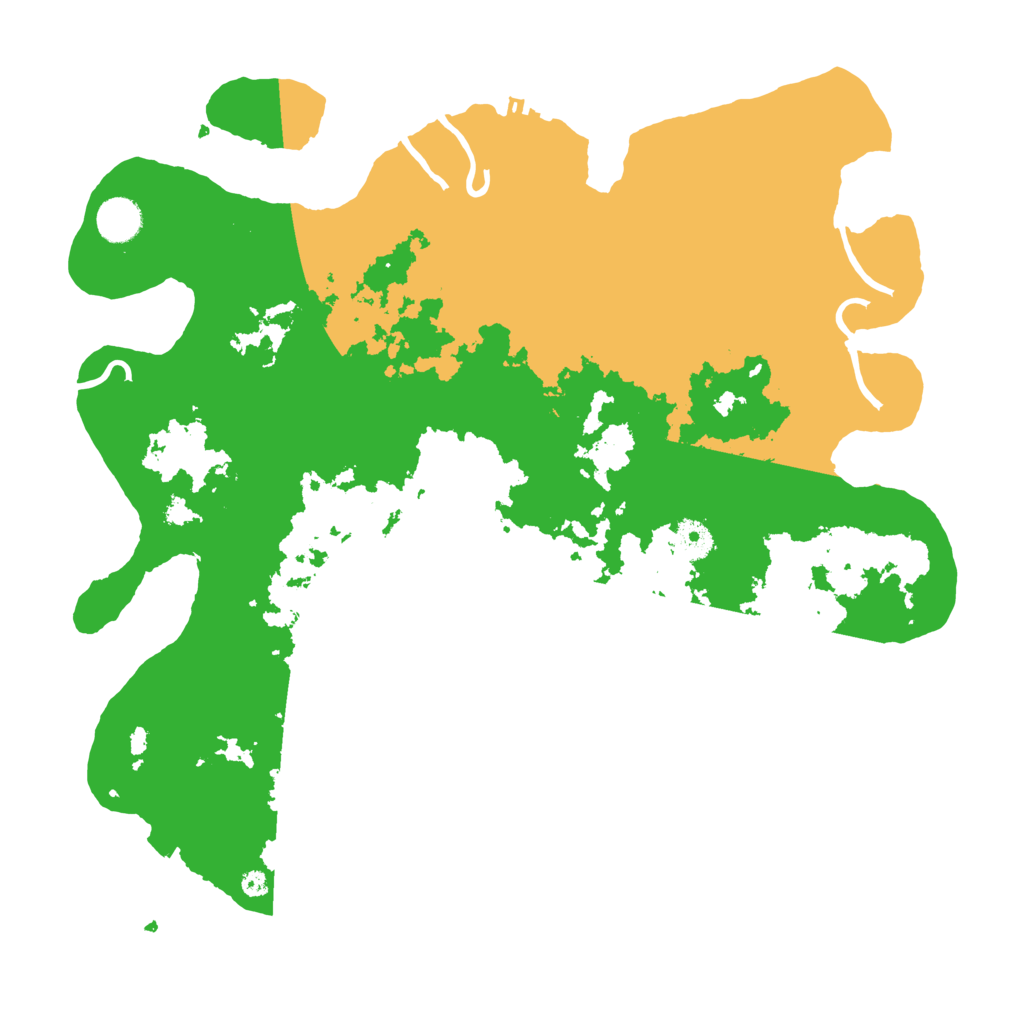 Biome Rust Map: Procedural Map, Size: 4000, Seed: 121370773