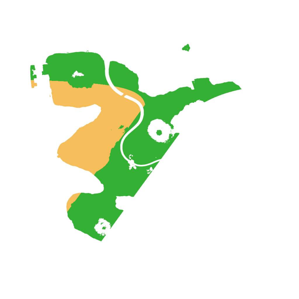 Biome Rust Map: Procedural Map, Size: 2000, Seed: 427774198