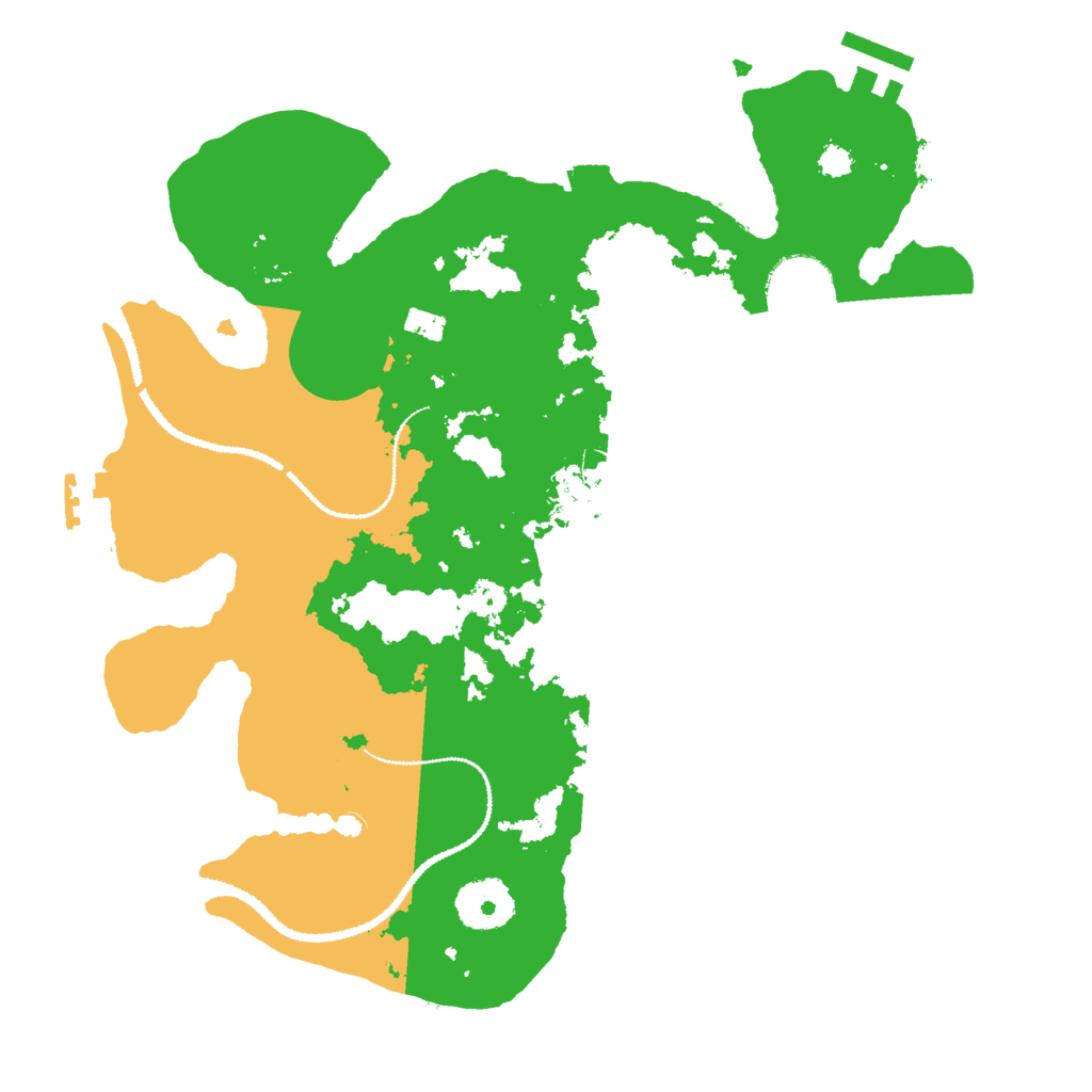 Biome Rust Map: Procedural Map, Size: 3000, Seed: 14982