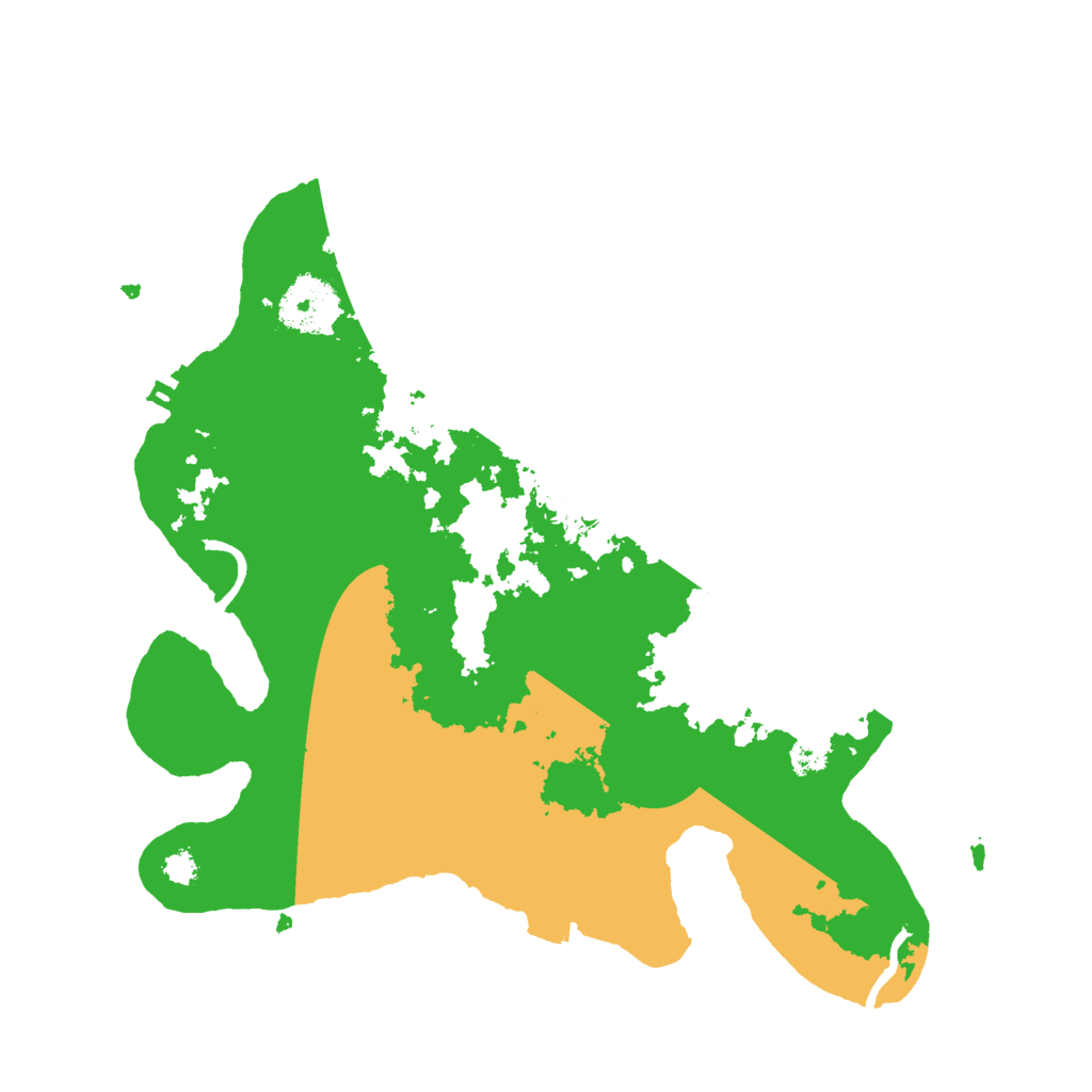 Biome Rust Map: Procedural Map, Size: 3000, Seed: 29848