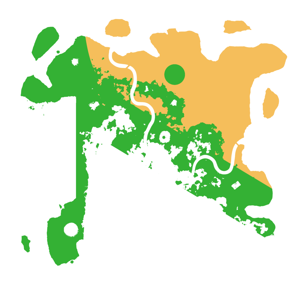Biome Rust Map: Procedural Map, Size: 3900, Seed: 685040003