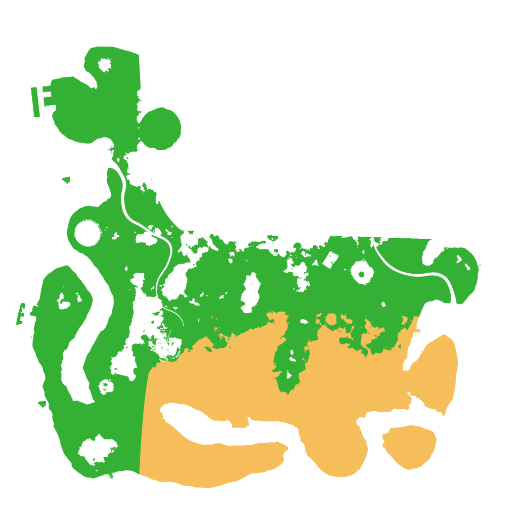 Biome Rust Map: Procedural Map, Size: 3500, Seed: 2115282499