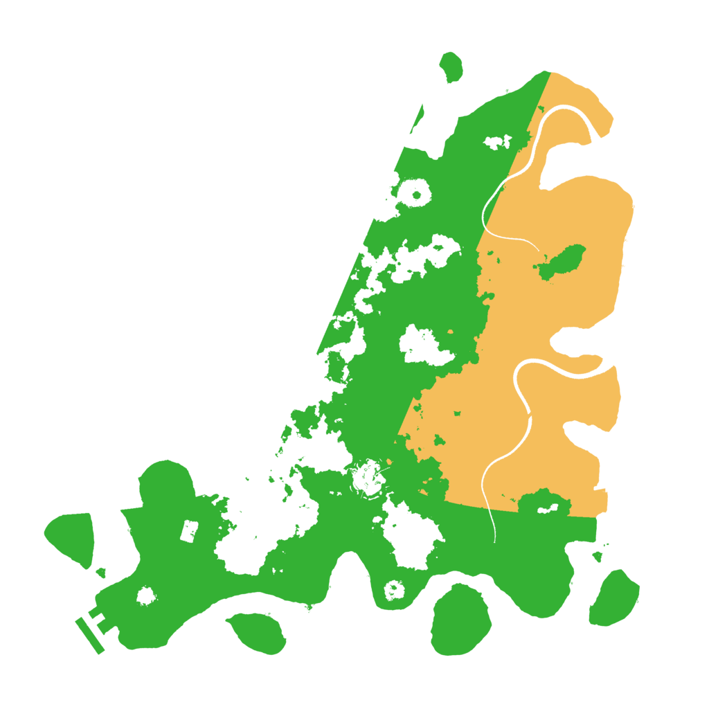 Biome Rust Map: Procedural Map, Size: 3500, Seed: 1039231069