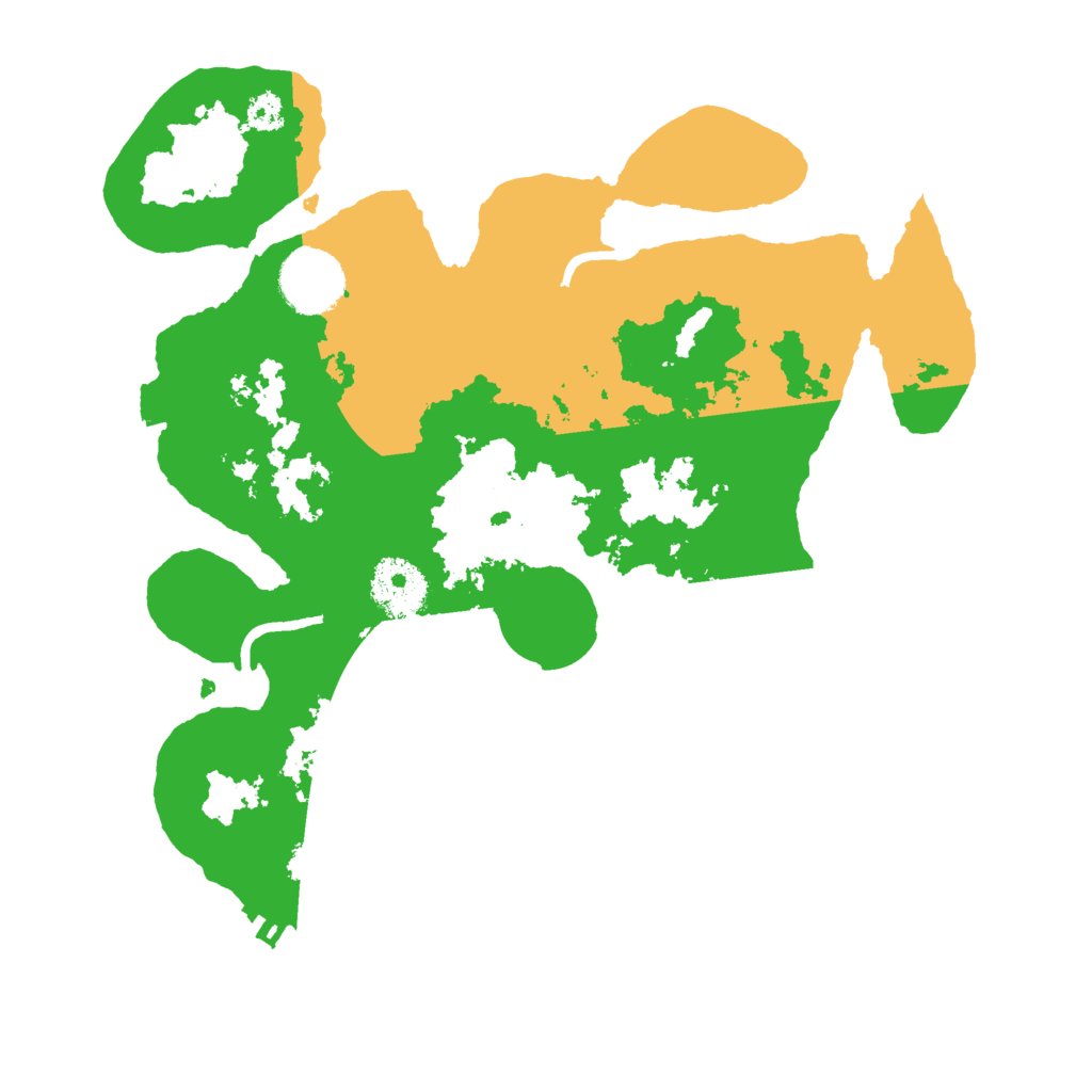 Biome Rust Map: Procedural Map, Size: 3000, Seed: 32423