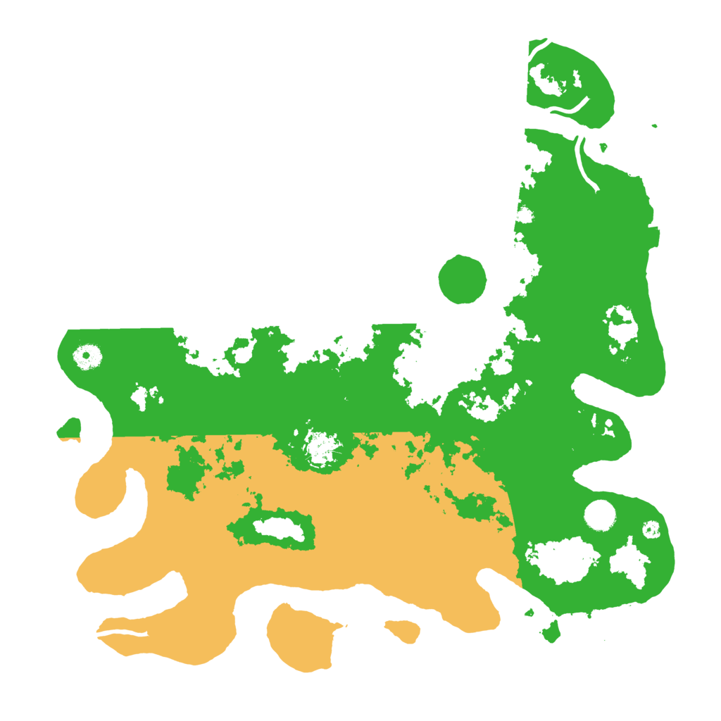 Biome Rust Map: Procedural Map, Size: 4096, Seed: 1987