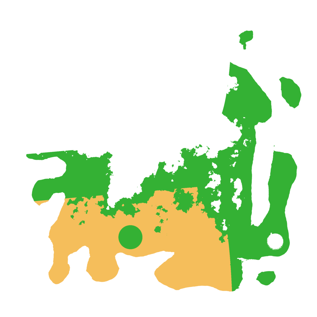 Biome Rust Map: Barren, Size: 3500, Seed: 783456731