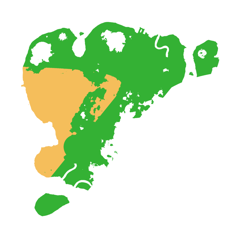 Biome Rust Map: Procedural Map, Size: 3000, Seed: 932776868