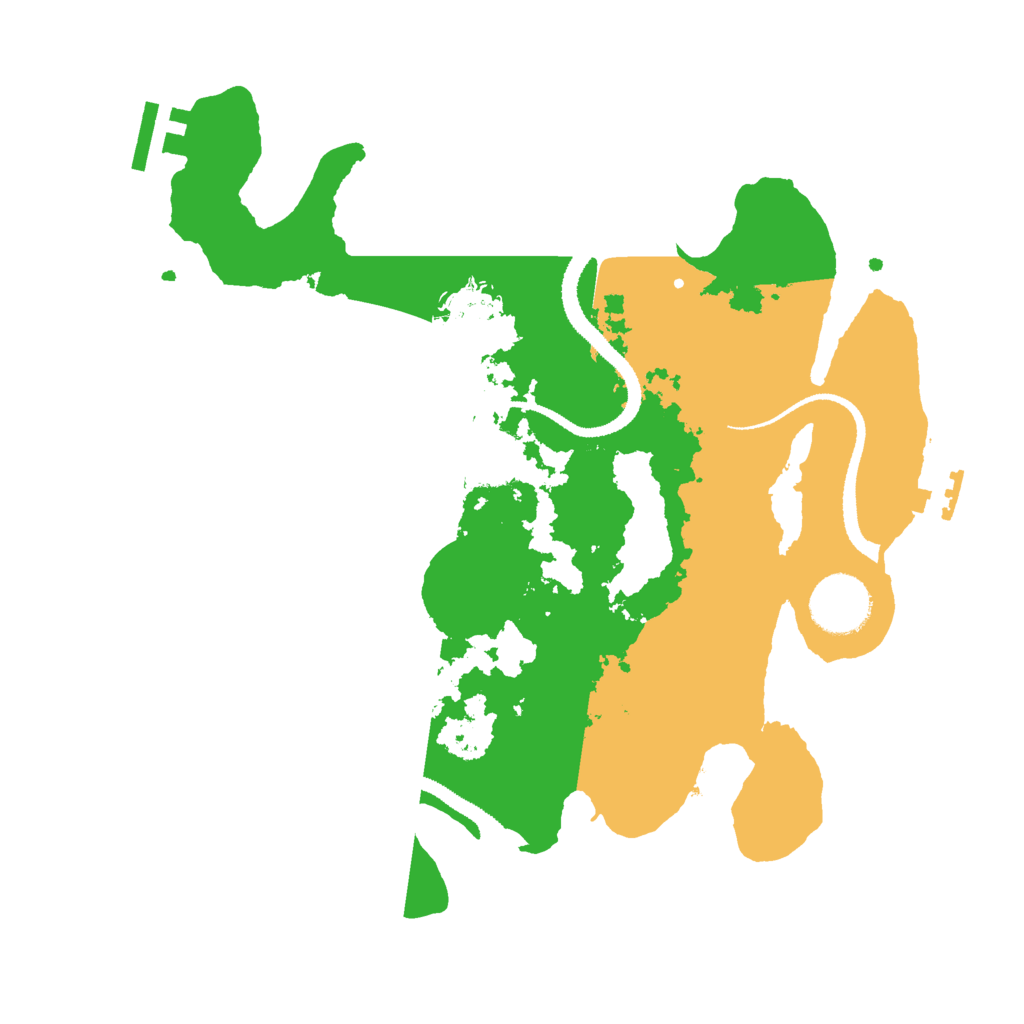 Biome Rust Map: Procedural Map, Size: 3000, Seed: 177336804