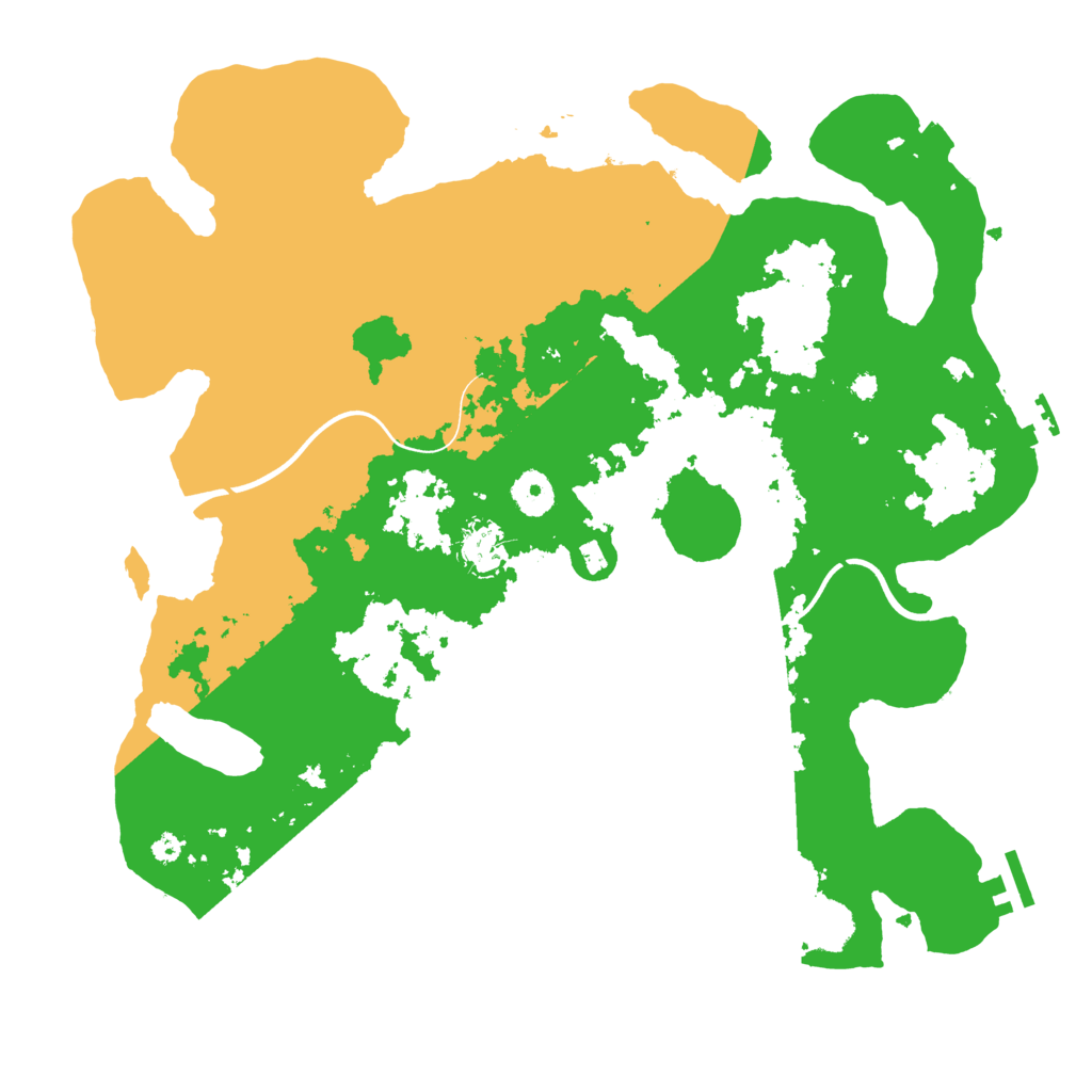 Biome Rust Map: Procedural Map, Size: 3800, Seed: 13487651