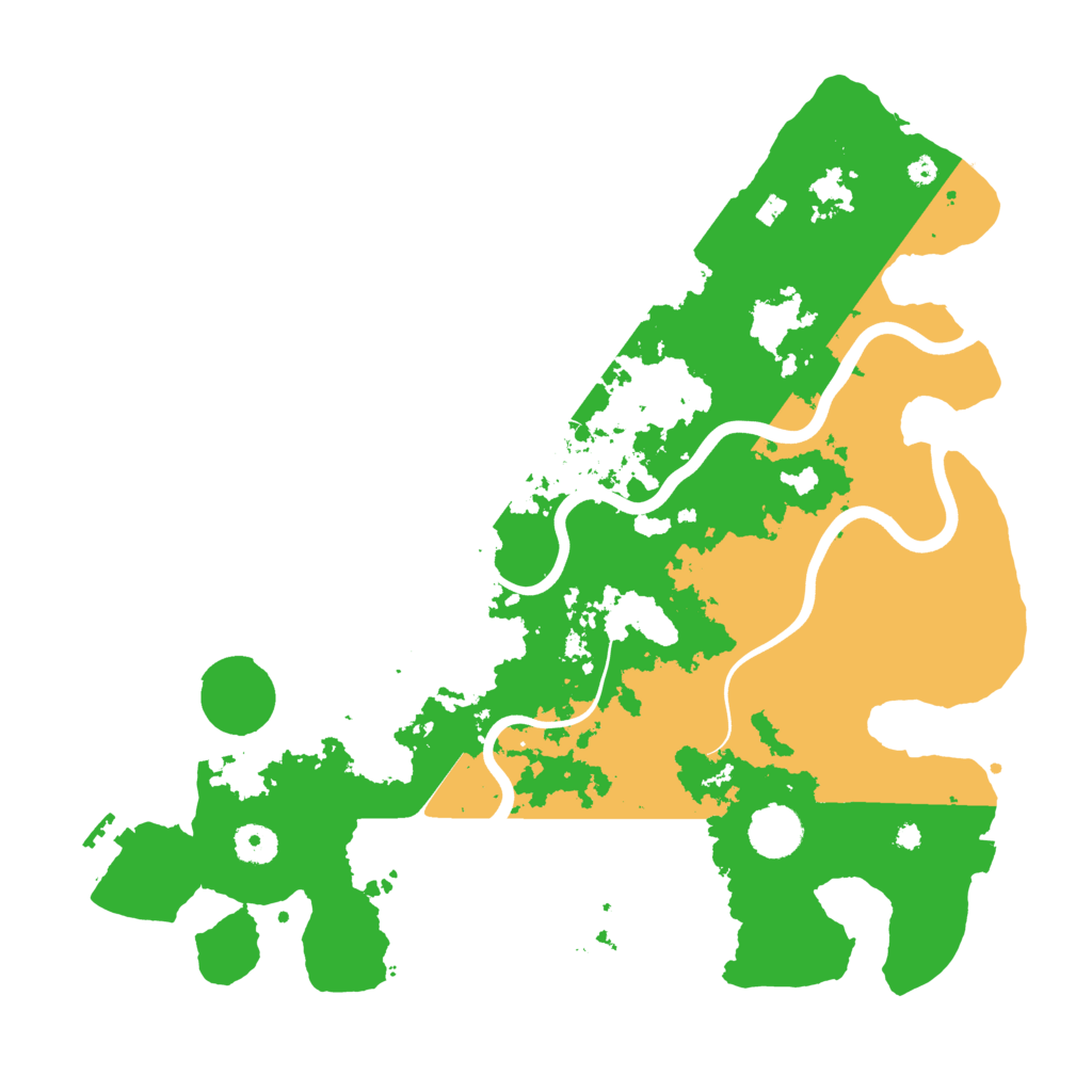 Biome Rust Map: Procedural Map, Size: 3900, Seed: 5777544