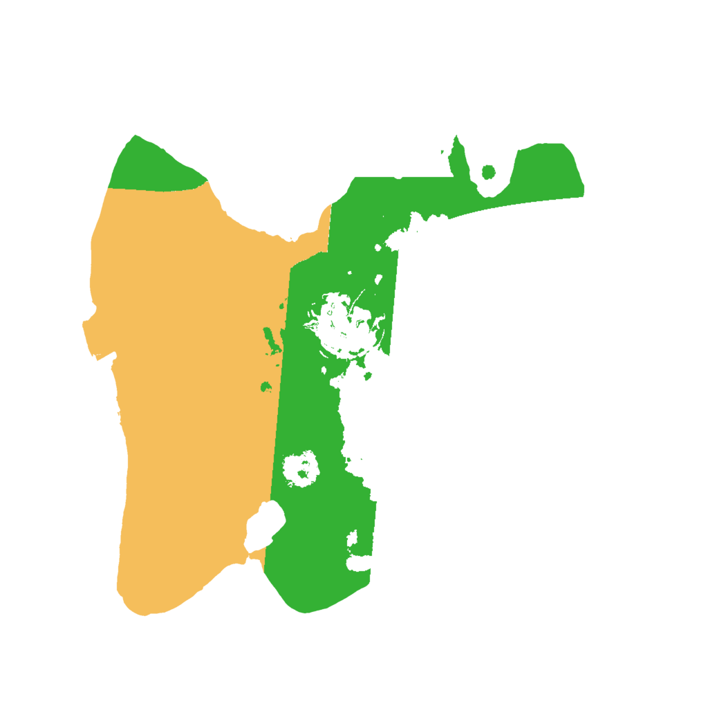 Biome Rust Map: Procedural Map, Size: 2000, Seed: 1201212