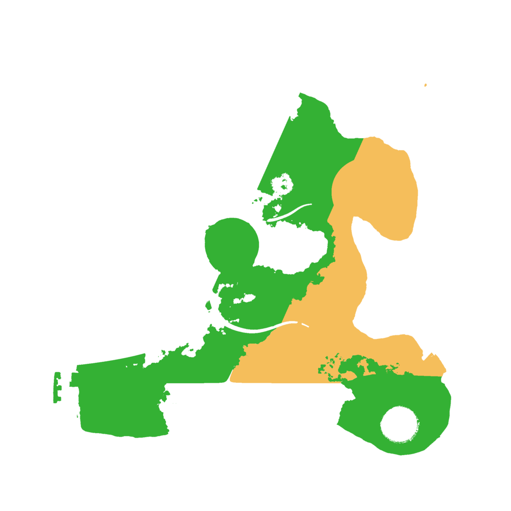 Biome Rust Map: Procedural Map, Size: 2500, Seed: 1346486839