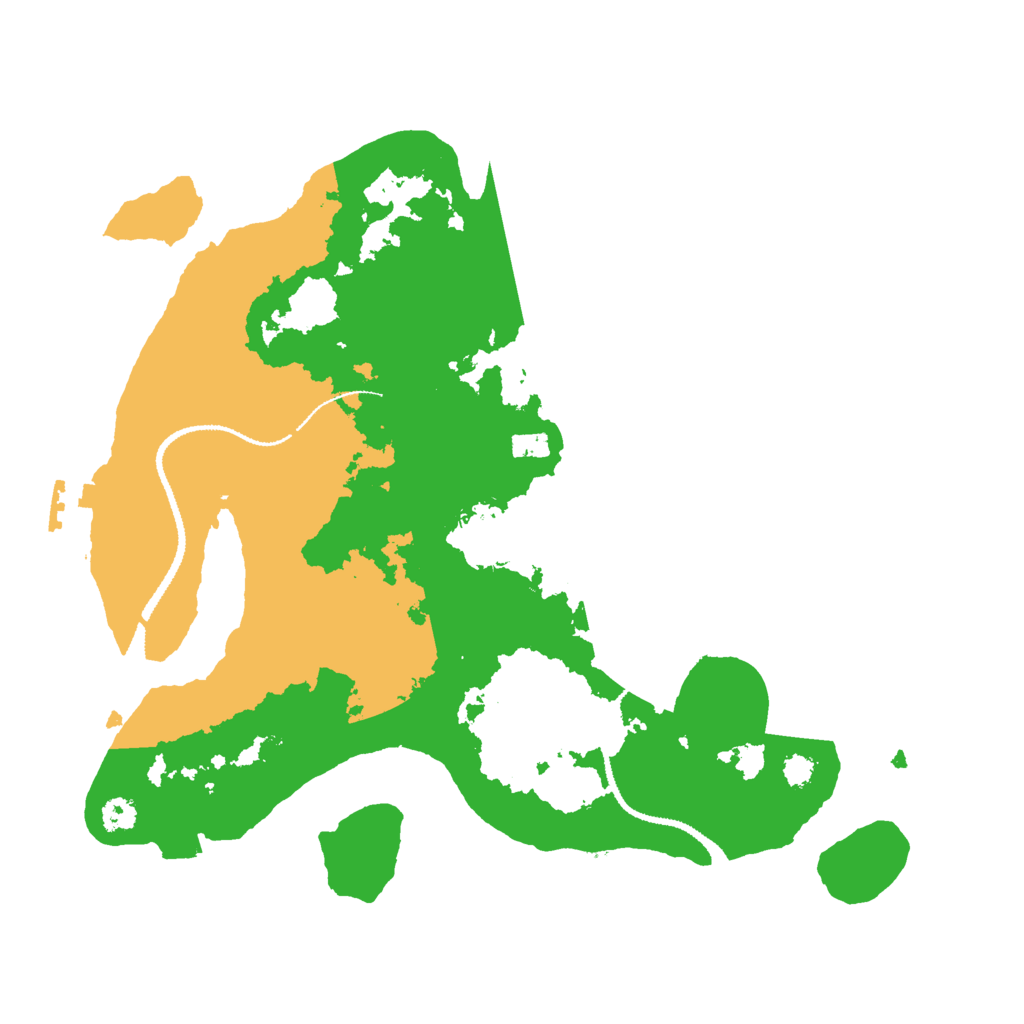 Biome Rust Map: Procedural Map, Size: 3000, Seed: 1920817209
