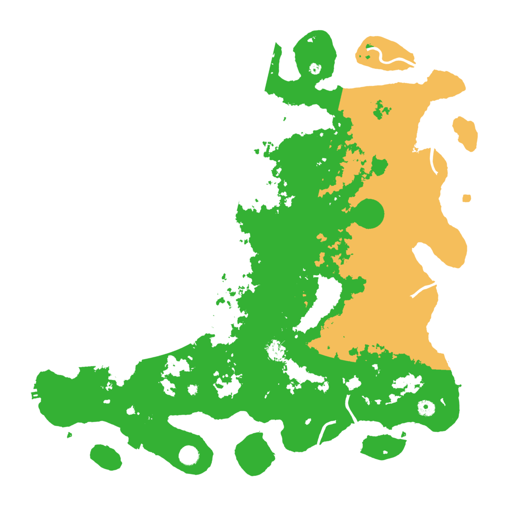 Biome Rust Map: Procedural Map, Size: 4500, Seed: 976097