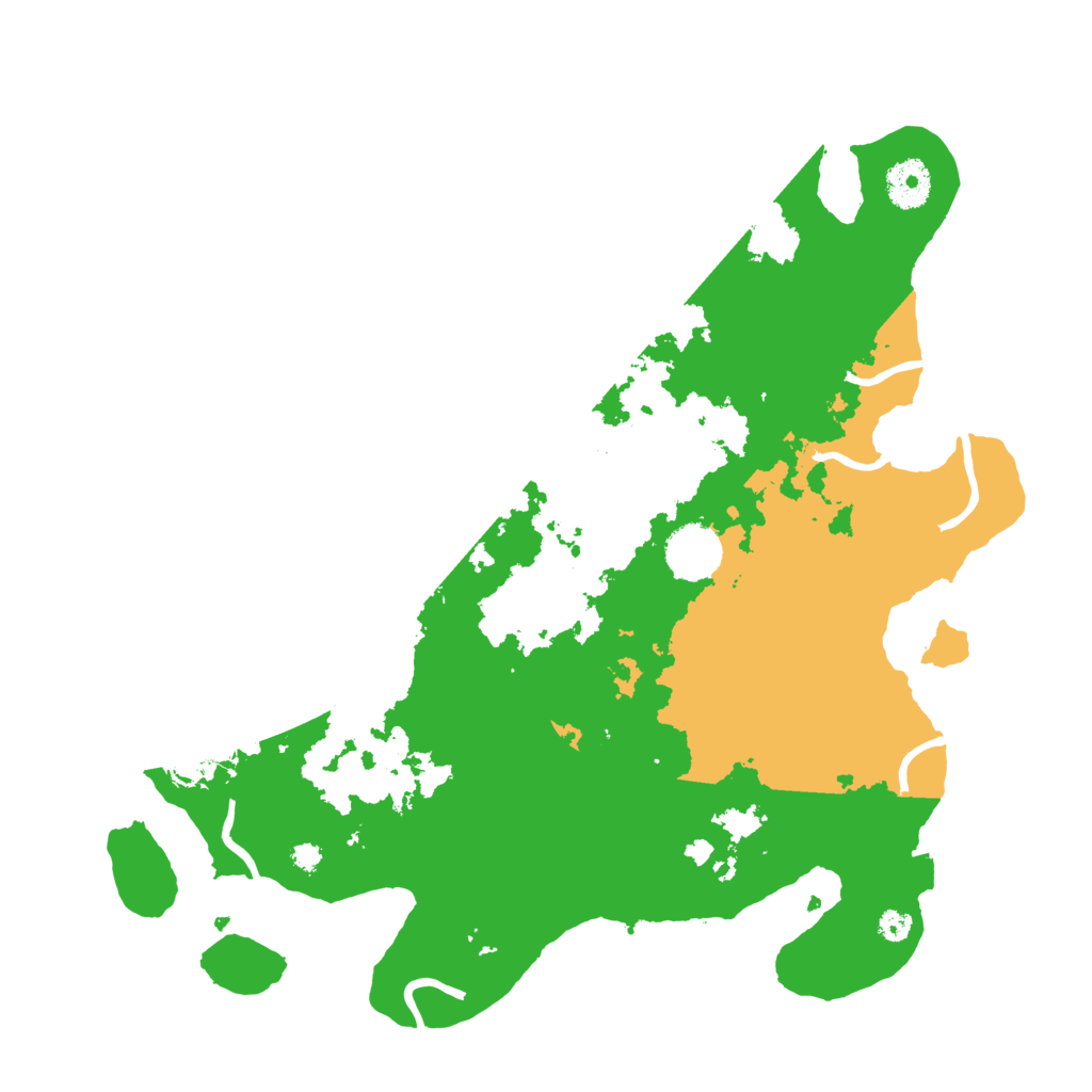 Biome Rust Map: Procedural Map, Size: 3500, Seed: 388317843