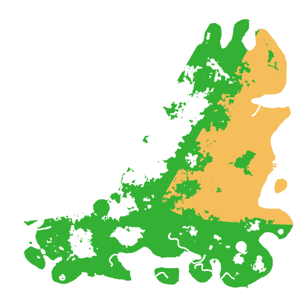 Biome Rust Map: Procedural Map, Size: 5000, Seed: 52827595