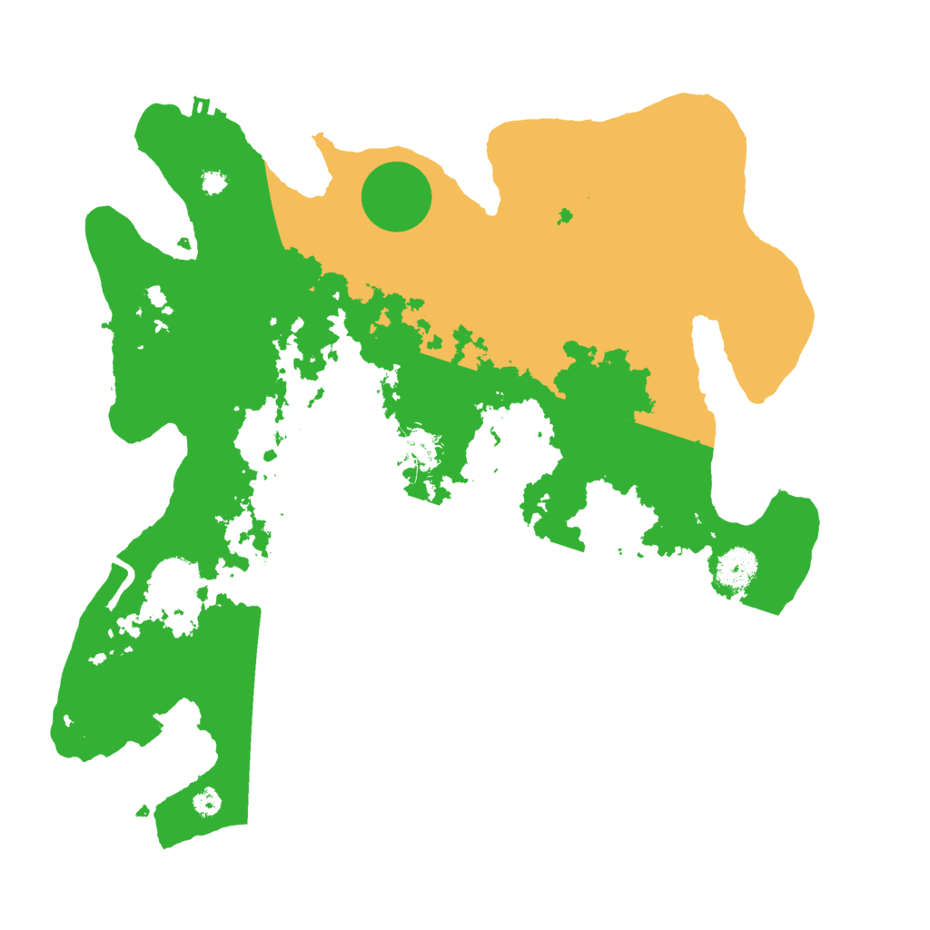 Biome Rust Map: Procedural Map, Size: 3500, Seed: 1185725357