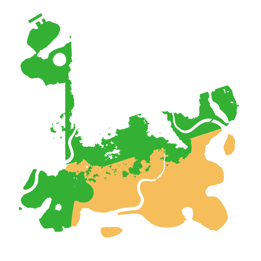 Biome Rust Map: Procedural Map, Size: 3500, Seed: 284736498