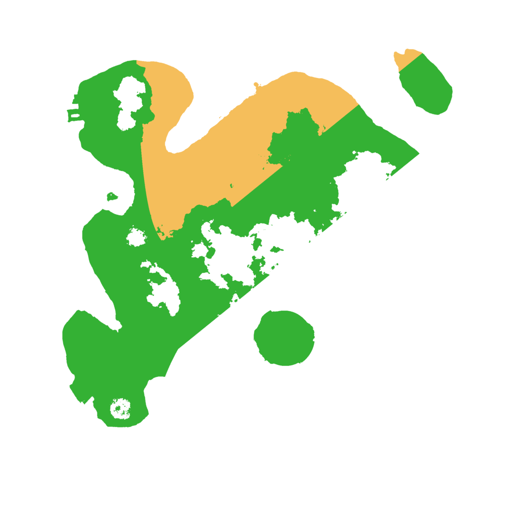 Biome Rust Map: Procedural Map, Size: 2500, Seed: 22360