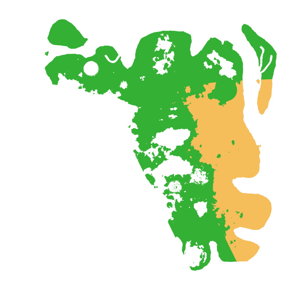Biome Rust Map: Procedural Map, Size: 3548, Seed: 3658
