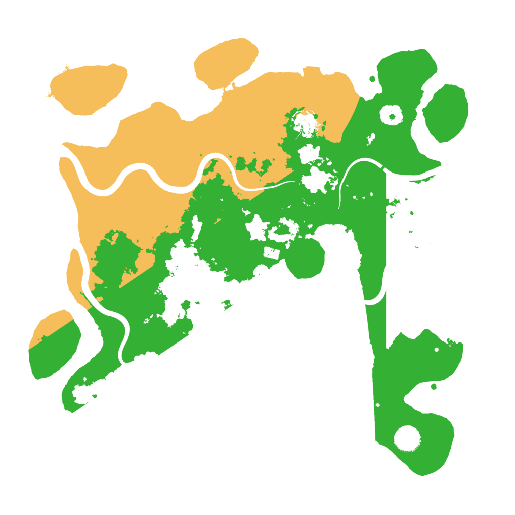 Biome Rust Map: Procedural Map, Size: 3500, Seed: 659859