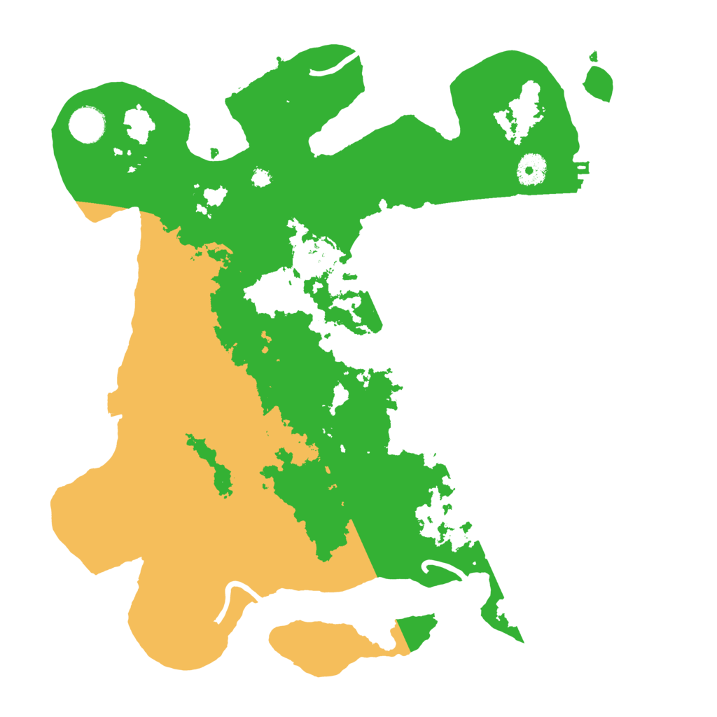 Biome Rust Map: Procedural Map, Size: 3500, Seed: 514548784