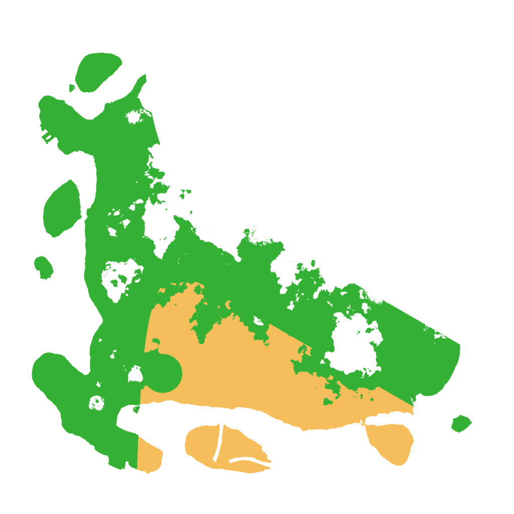 Biome Rust Map: Procedural Map, Size: 3500, Seed: 817142580