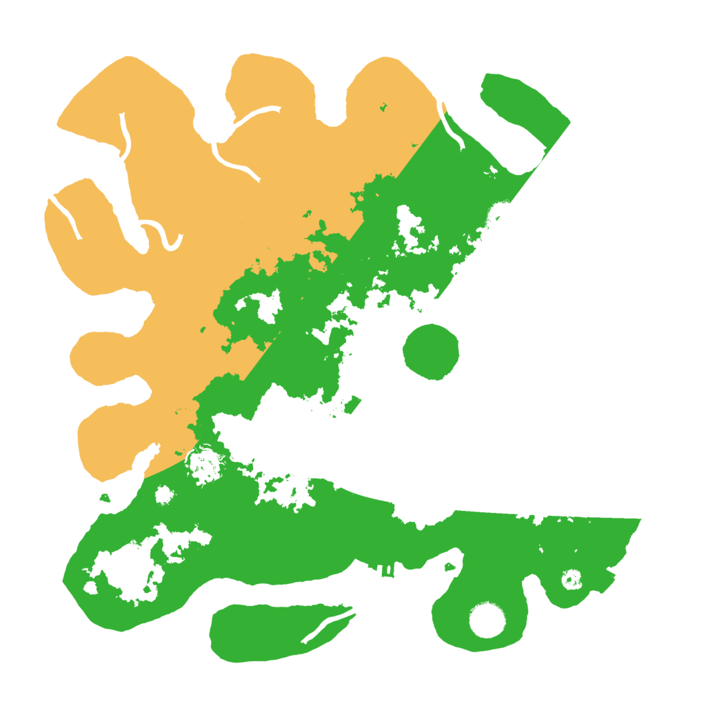 Biome Rust Map: Procedural Map, Size: 3500, Seed: 154493489