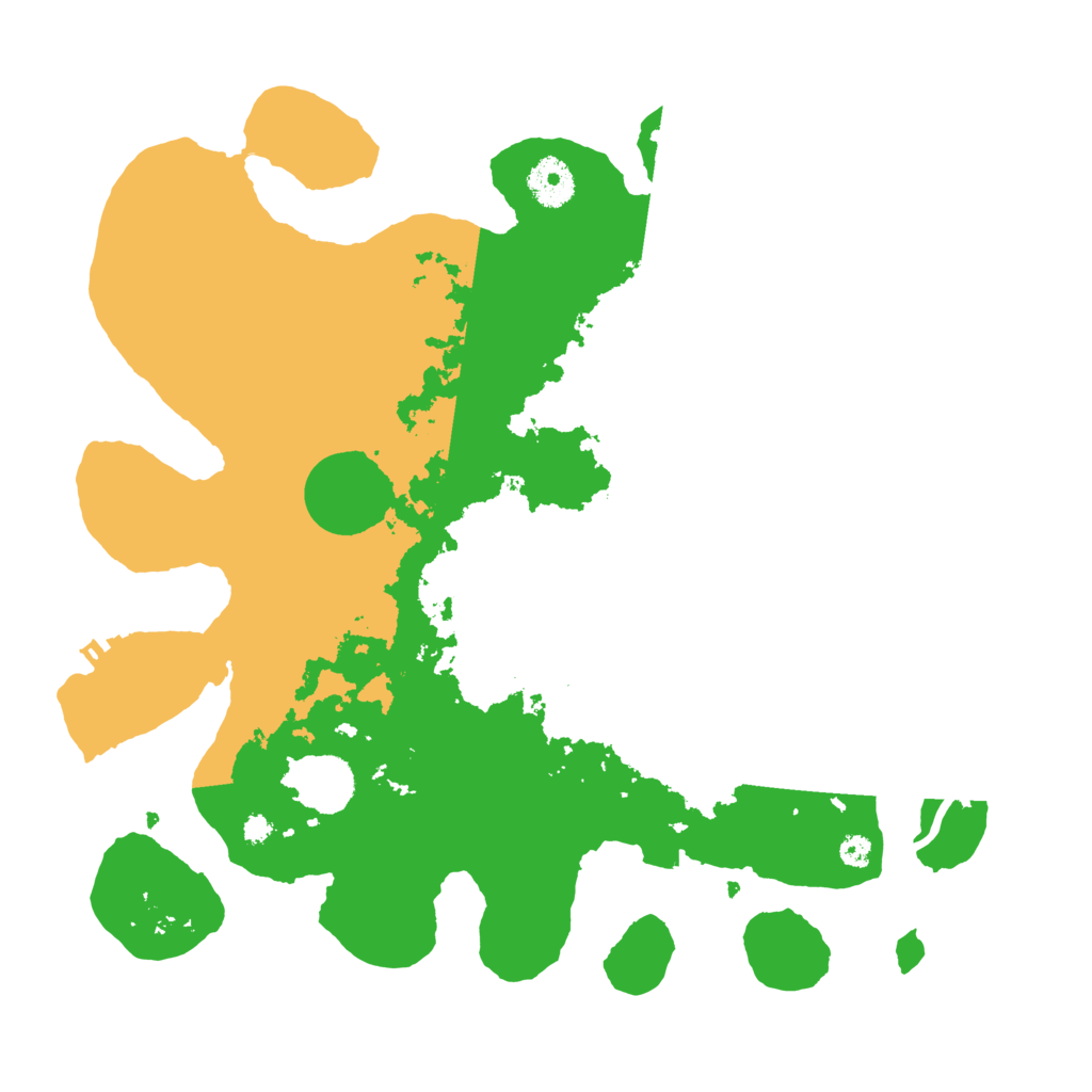 Biome Rust Map: Procedural Map, Size: 3500, Seed: 9314