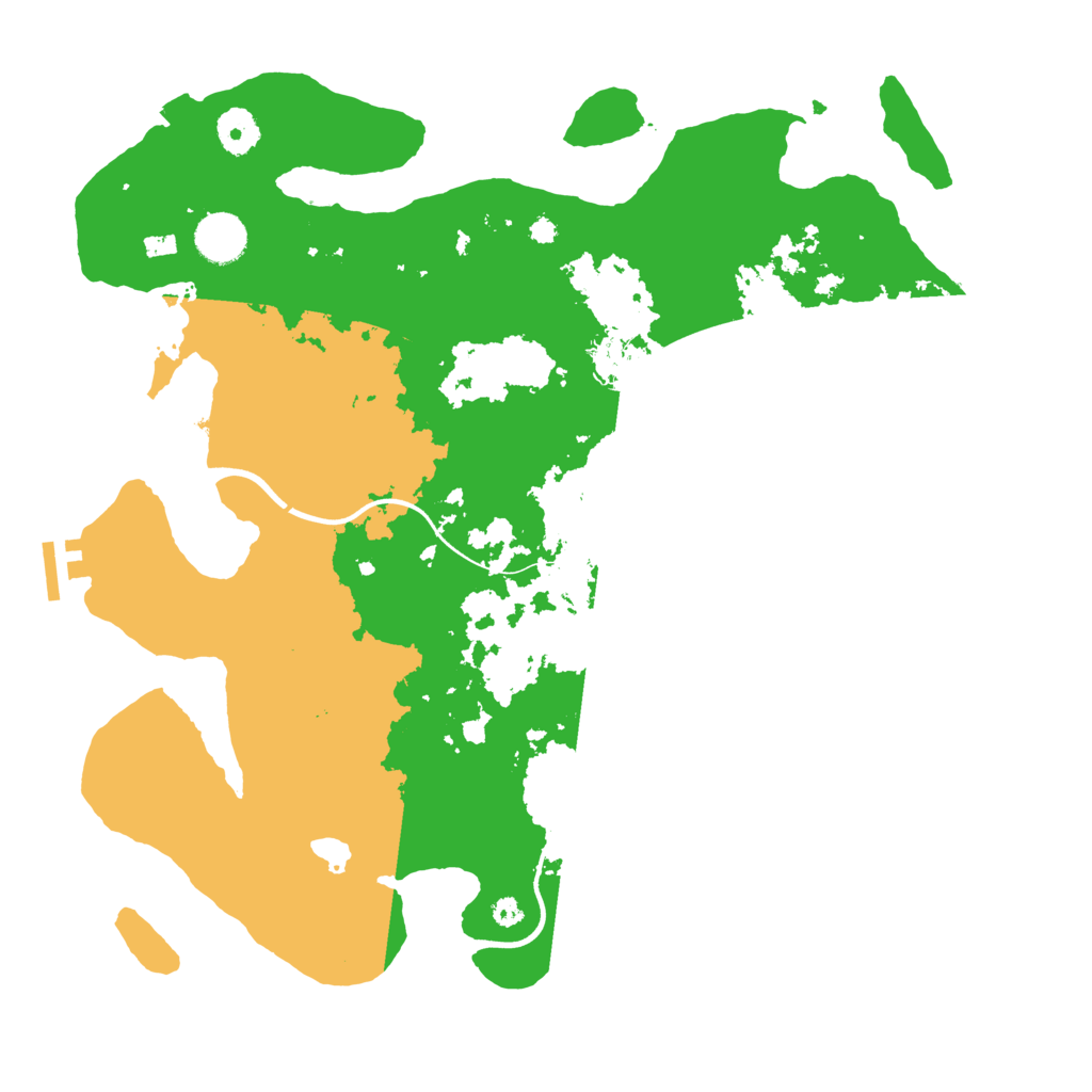 Biome Rust Map: Procedural Map, Size: 3750, Seed: 930739249