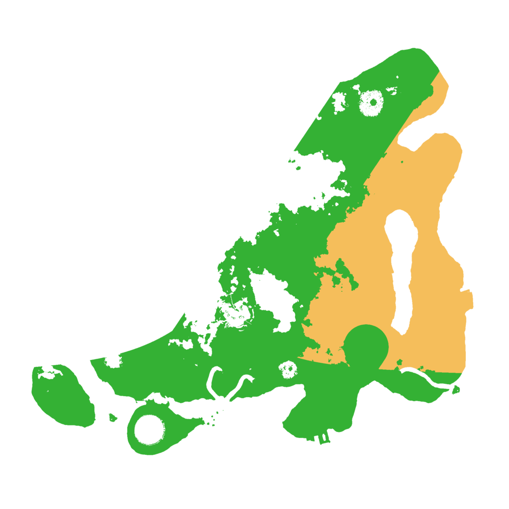 Biome Rust Map: Procedural Map, Size: 3000, Seed: 1159630256
