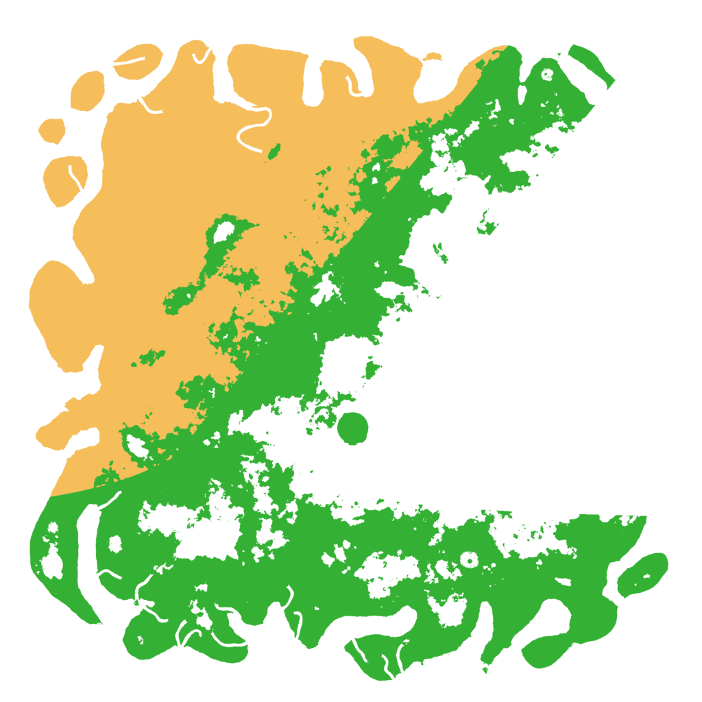 Biome Rust Map: Procedural Map, Size: 6000, Seed: 55667