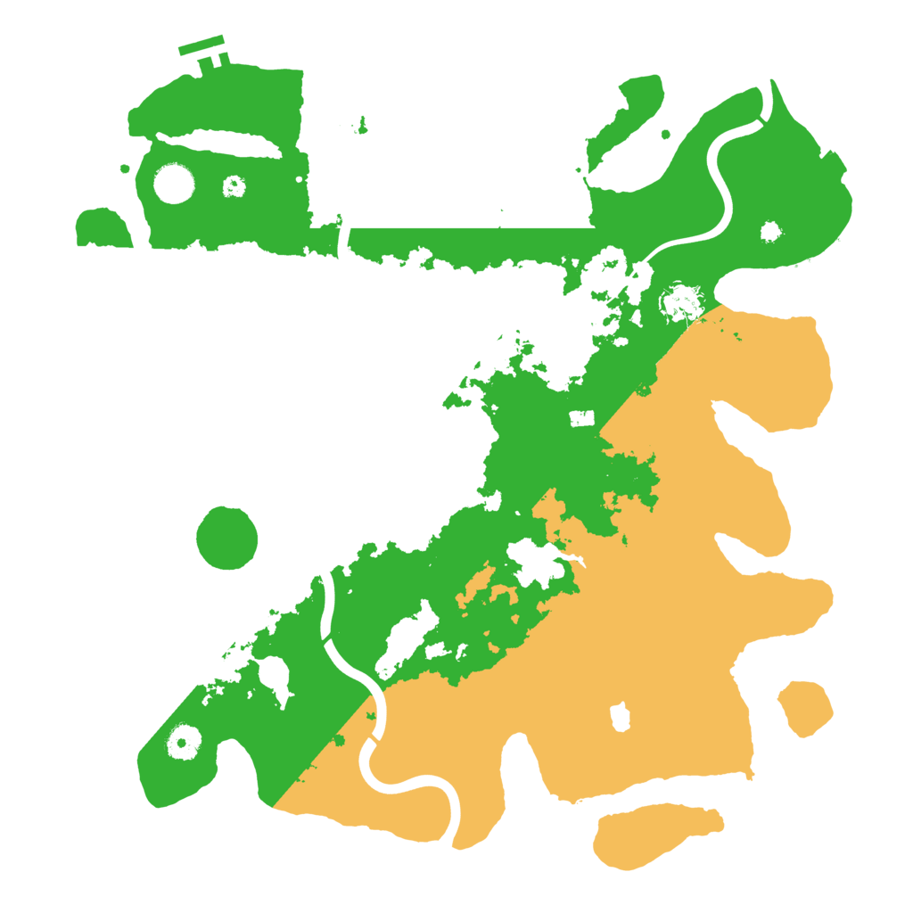 Biome Rust Map: Procedural Map, Size: 4000, Seed: 6969133