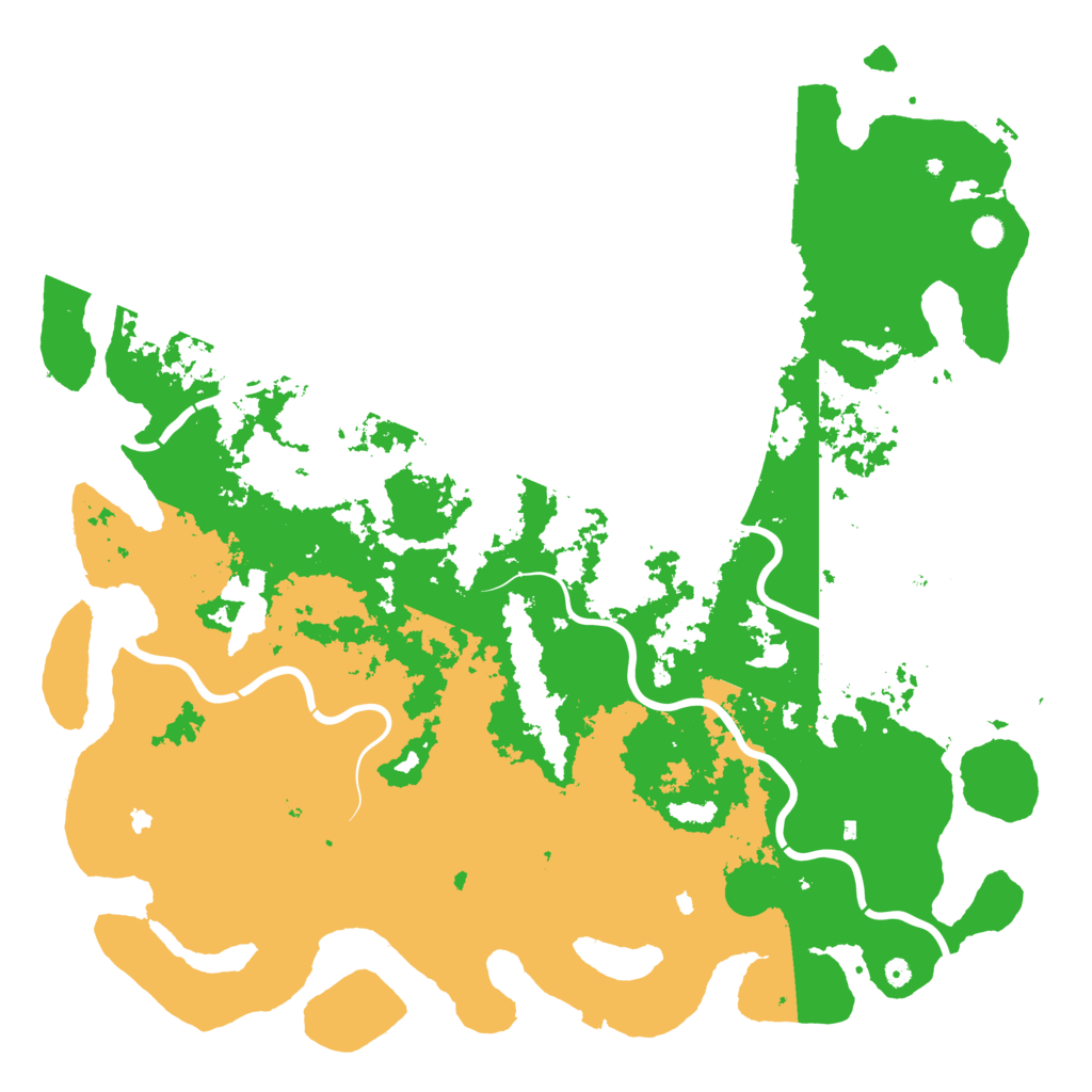 Biome Rust Map: Procedural Map, Size: 6000, Seed: 1790527642