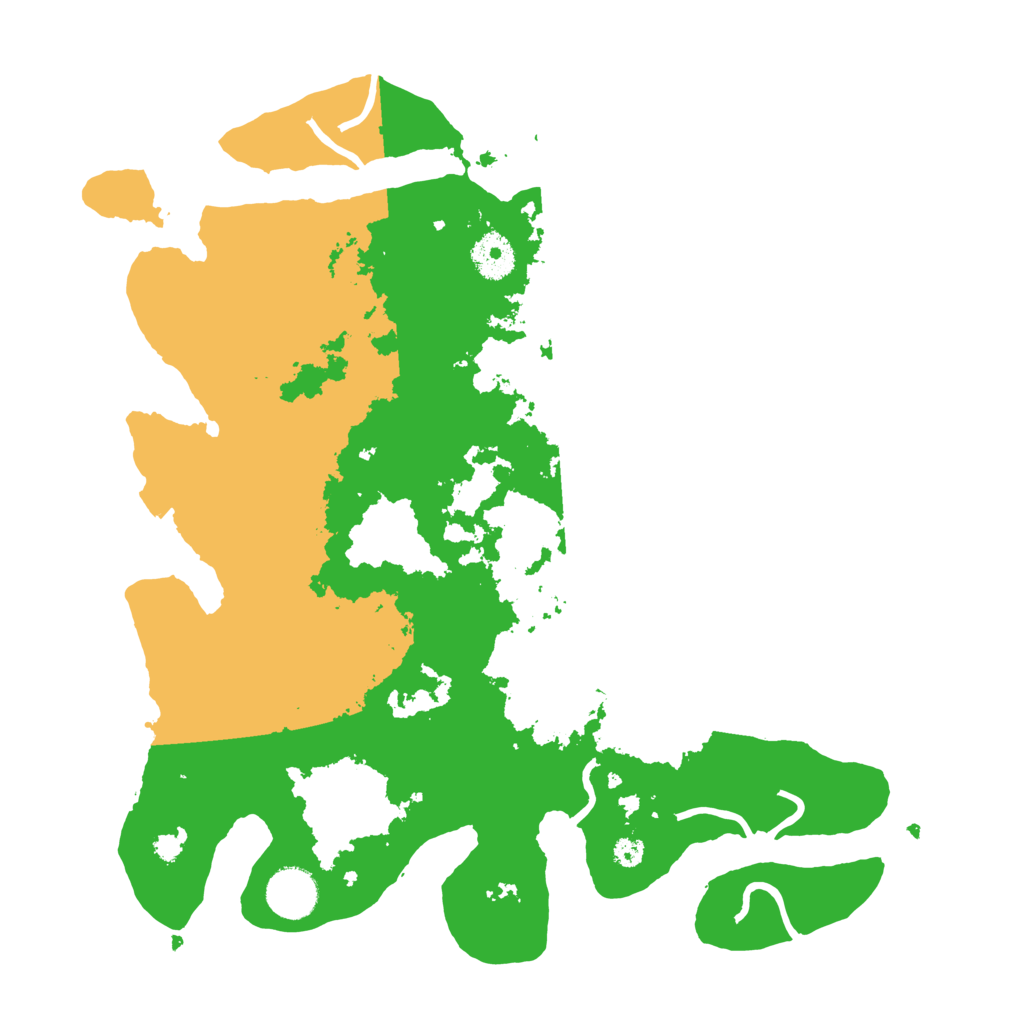 Biome Rust Map: Procedural Map, Size: 3500, Seed: 1761526607