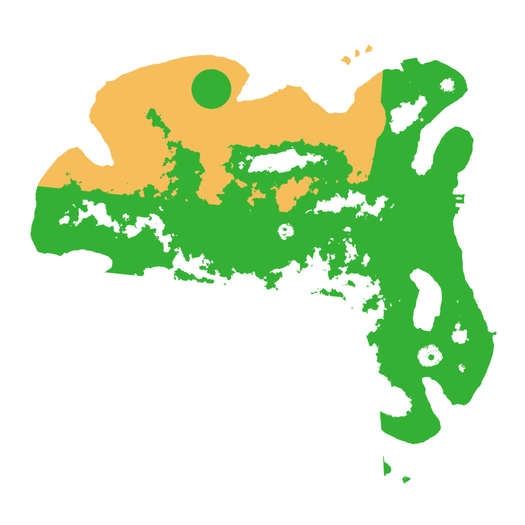 Biome Rust Map: Procedural Map, Size: 3500, Seed: 861789231
