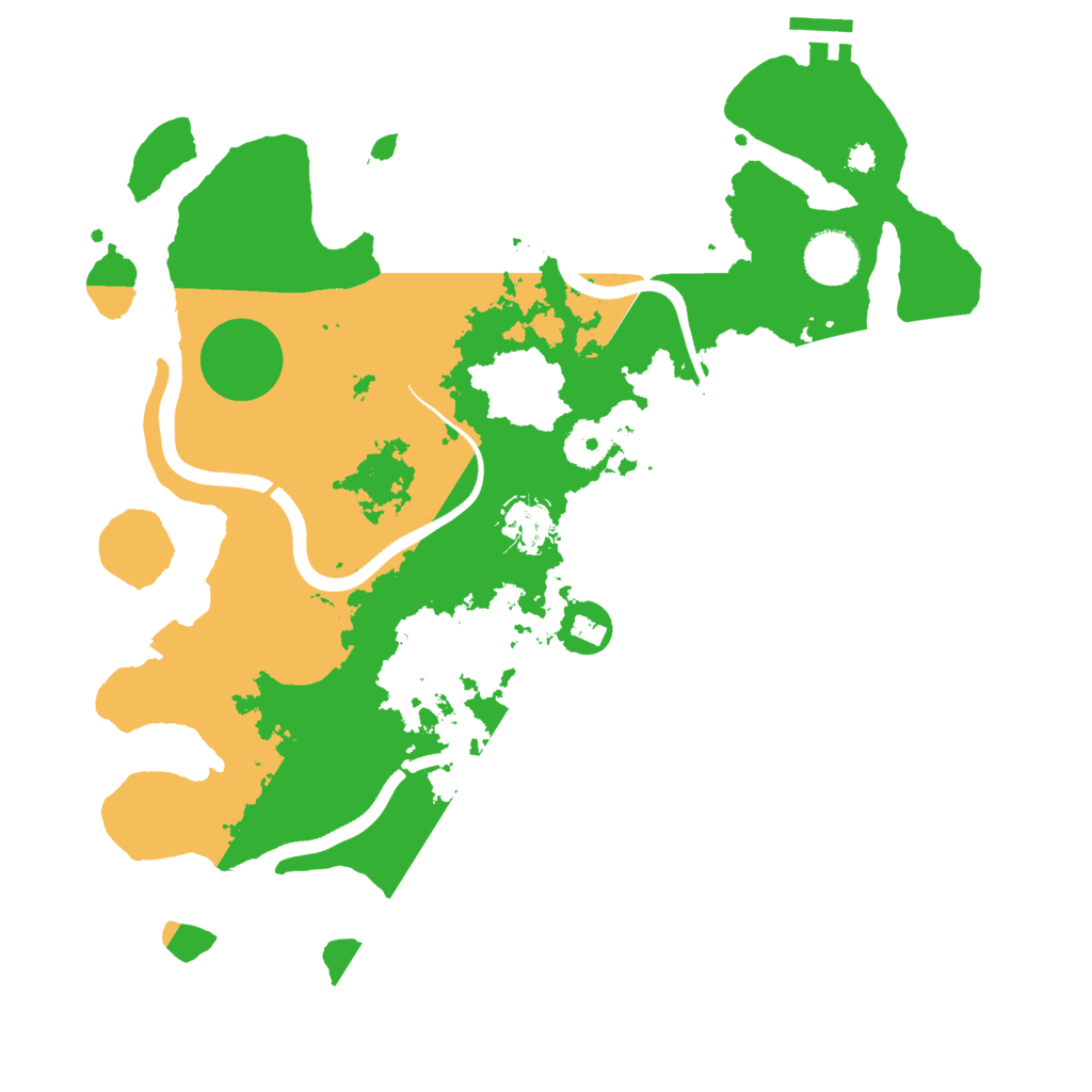Biome Rust Map: Procedural Map, Size: 3500, Seed: 669322692